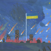 Exhibit Opening: Children Draw War, Not Flowers