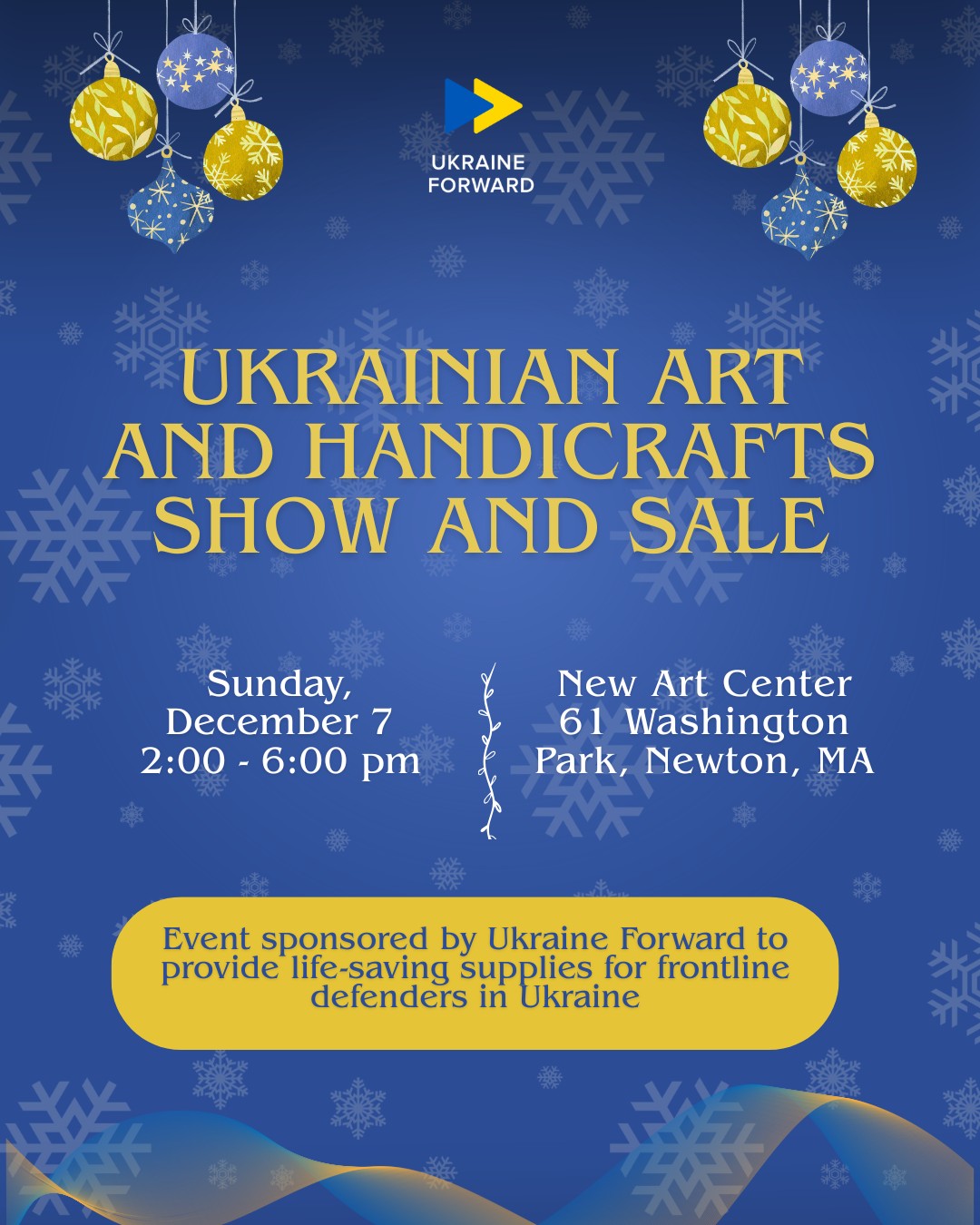 Ukrainian Art and Handicrafts Show and Sale